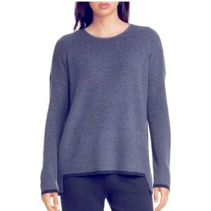 Eileen Fisher Gray Merino Wool Box Top Sweater Women’s Size XS
